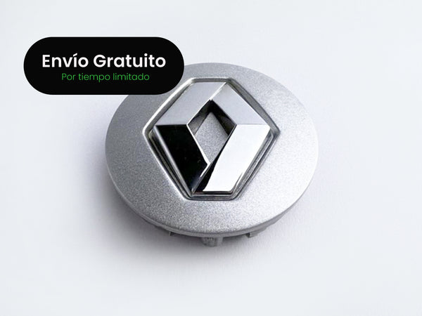 Emblemas Llantas Renault Gris Metalizado Claro