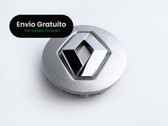 Emblemas Llantas Renault Gris Metalizado Claro