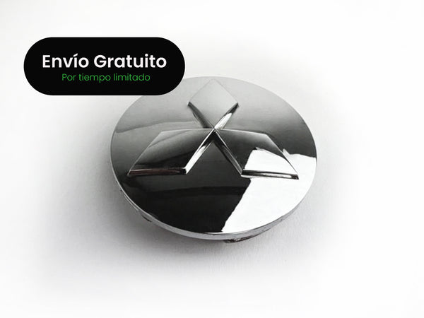 Emblemas Llantas Mitsubishi Lancer /Galant /Eclipse Cromo