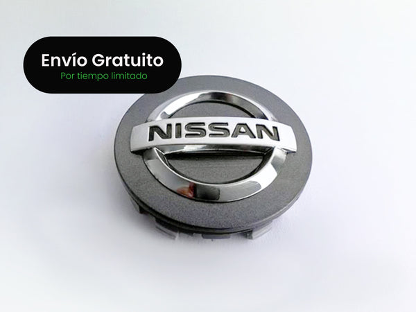 Emblemas Llantas Nissan 2000/2020 Gris Metalizado