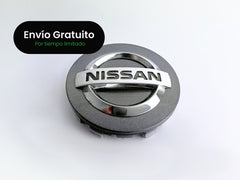 Emblemas Llantas Nissan 2000/2020 Gris Metalizado