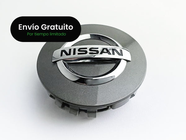 Emblemas Llantas Nissan 2005/2015 Gris Metalizado